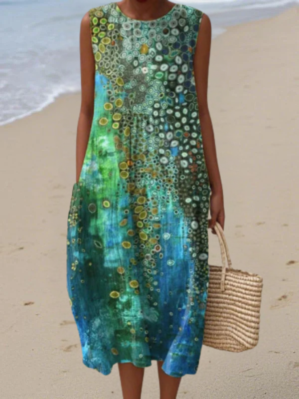 Robe midi Zara™ Reef