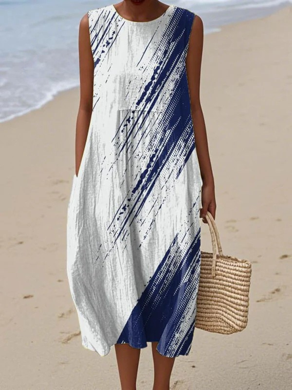 Robe midi Faith™ Brushstroke