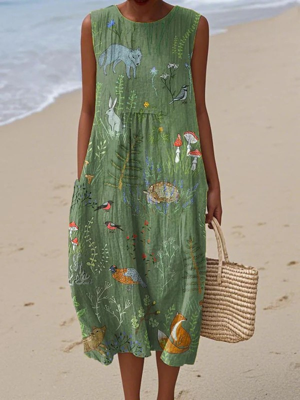 Robe midi Hope™ Woodland