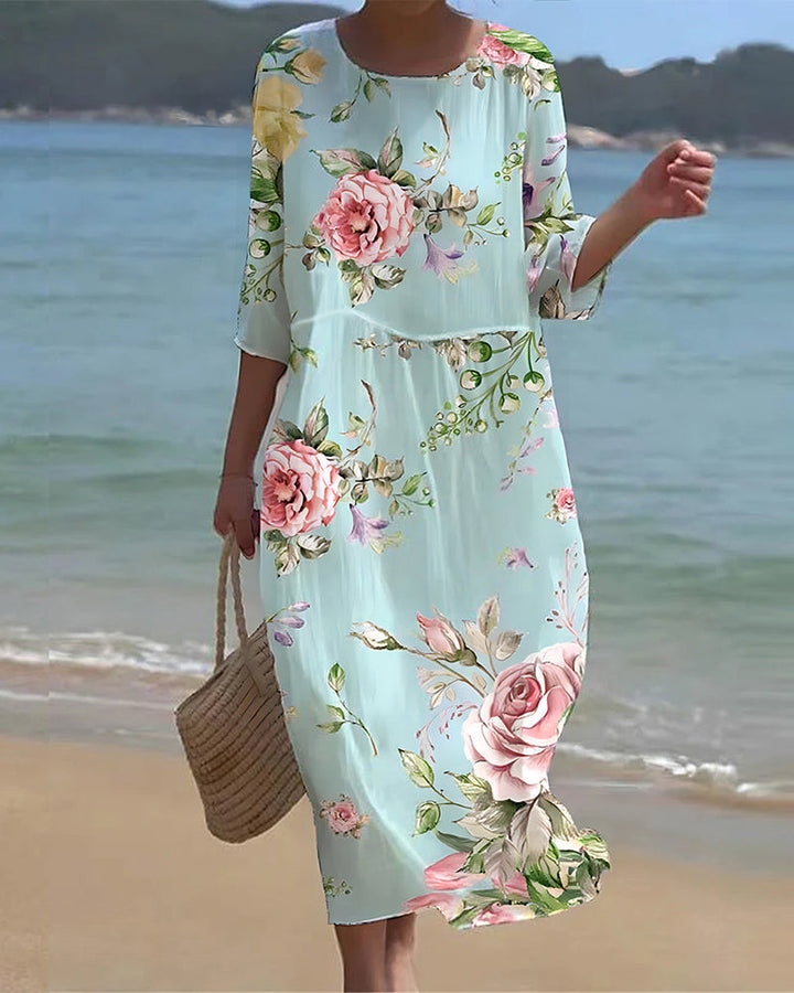 Mara™ - Robe florale élégante