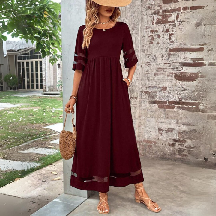Adeline | Robe élégante avec couverture du ventre