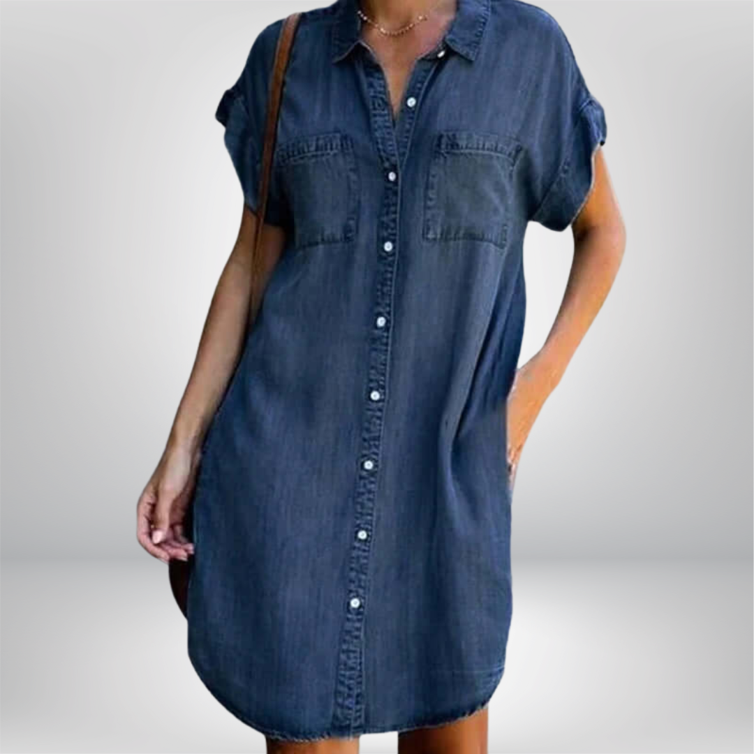 Sofia® | Robe Décontractée en Denim