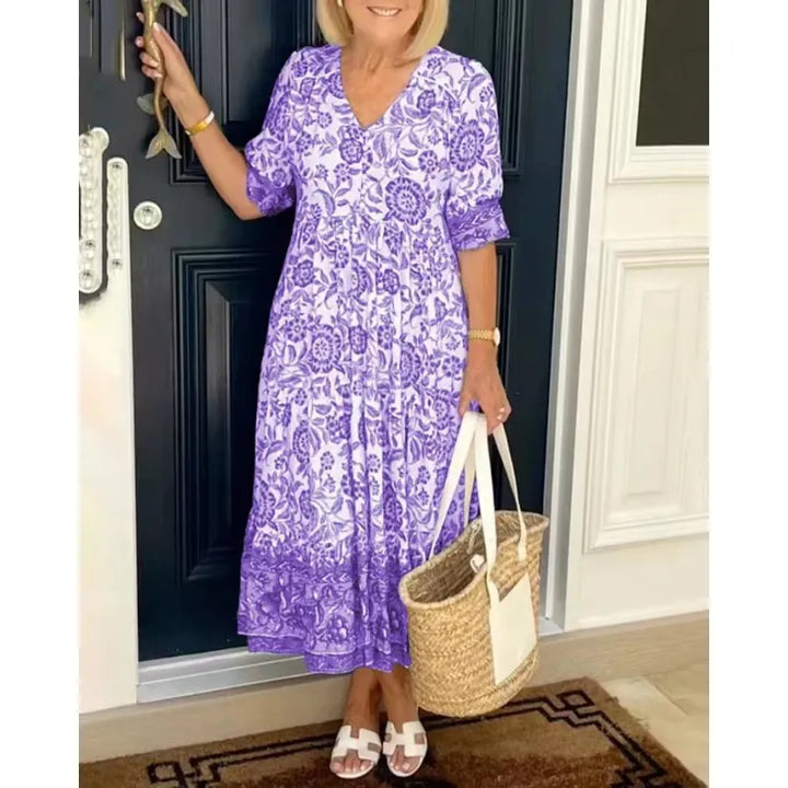 Billie - Robe d'été fleurie chic