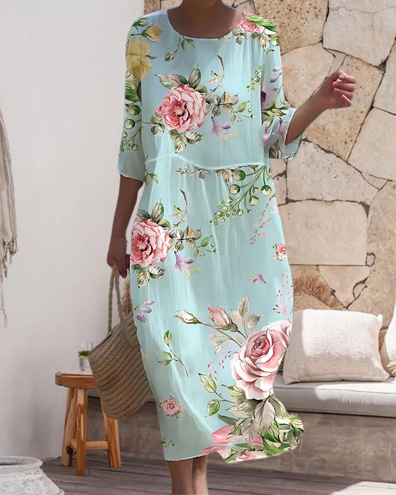 Mara™ - Robe florale élégante