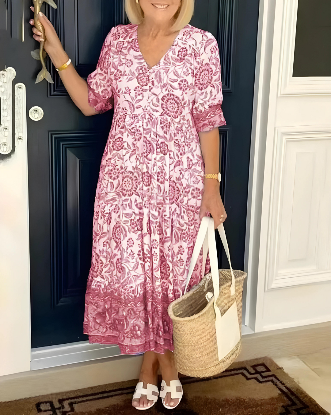 Billie - Robe d'été fleurie chic