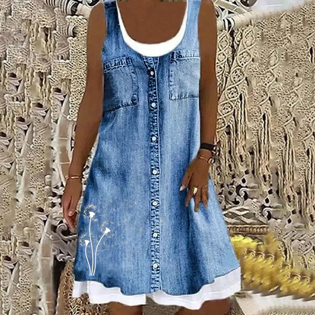 Robe en jean douce et élégante Sofia™