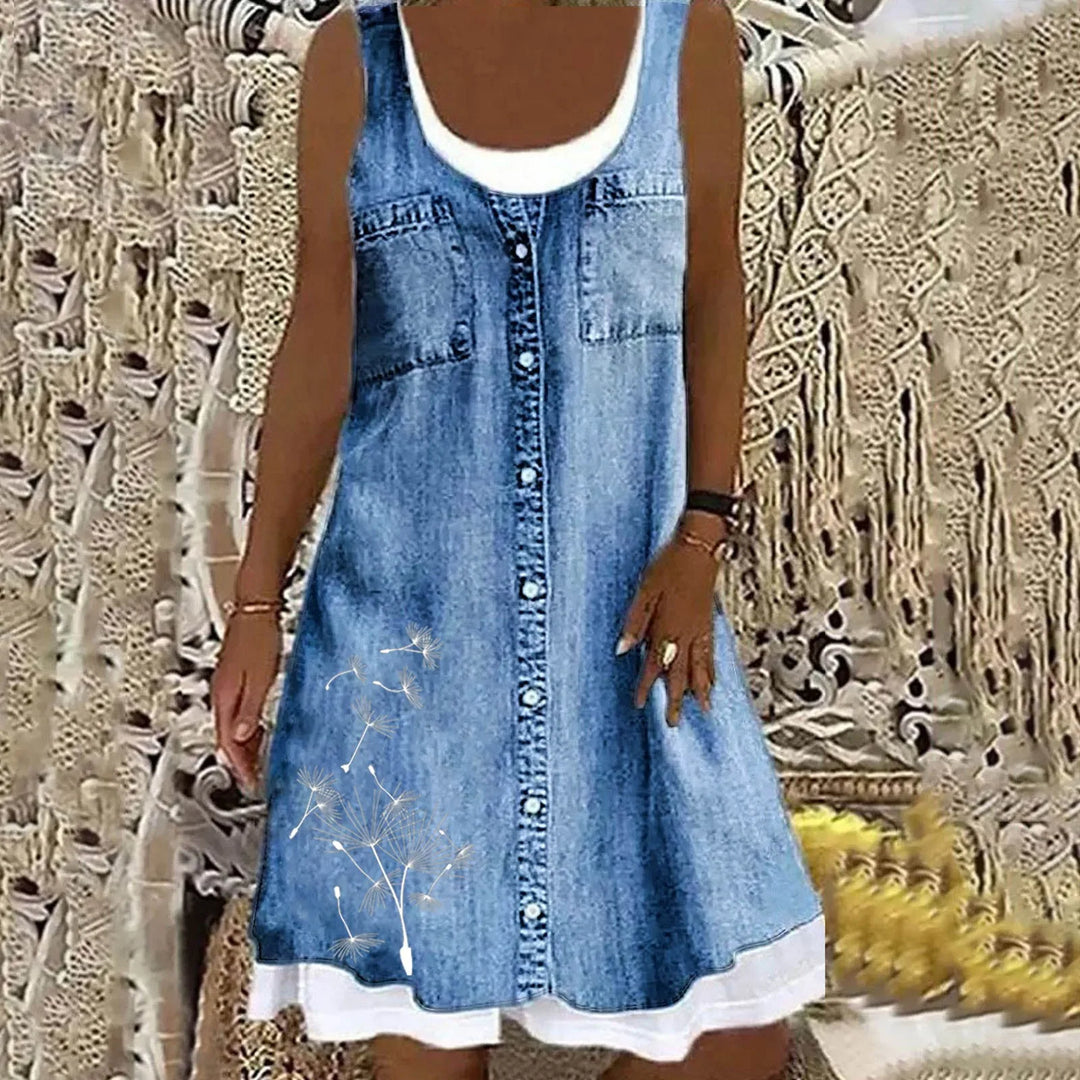 Robe en jean douce et élégante Sofia™