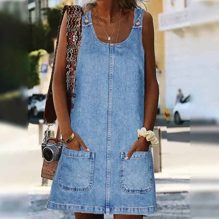 Sofia™ | Robe d'été pratique et légère en jean