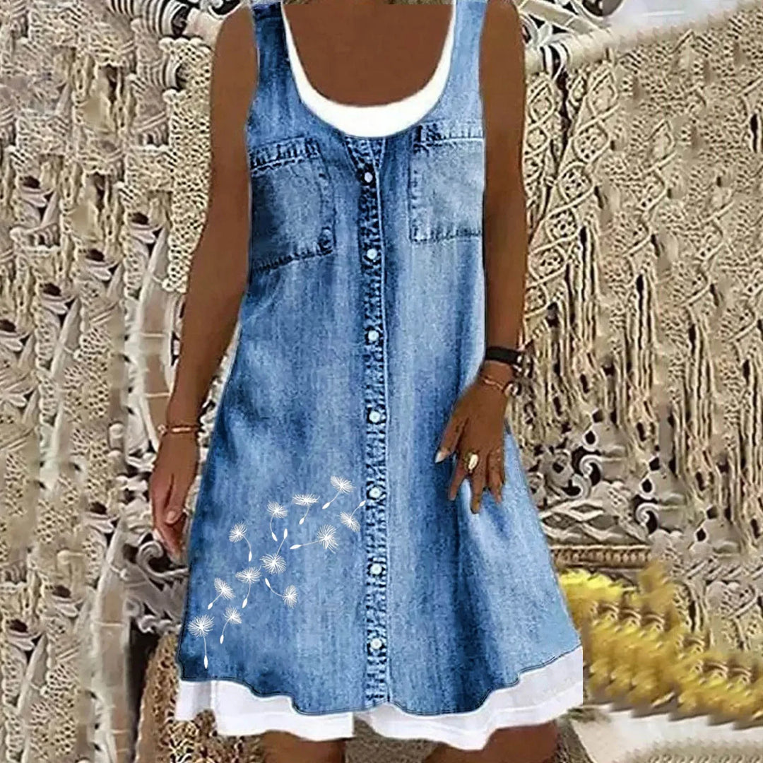 Robe en jean douce et élégante Sofia™