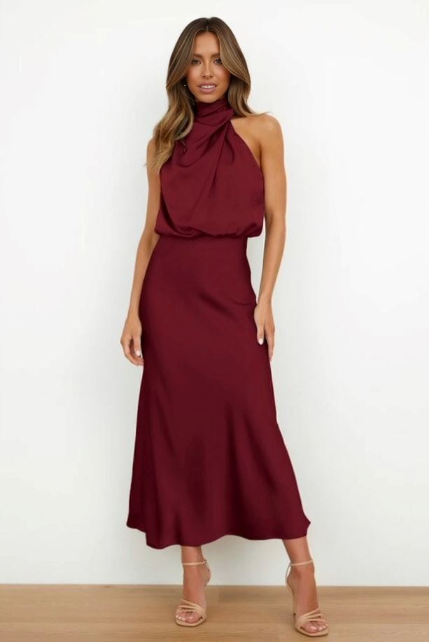 Hannah | Robe en Soie Élégante