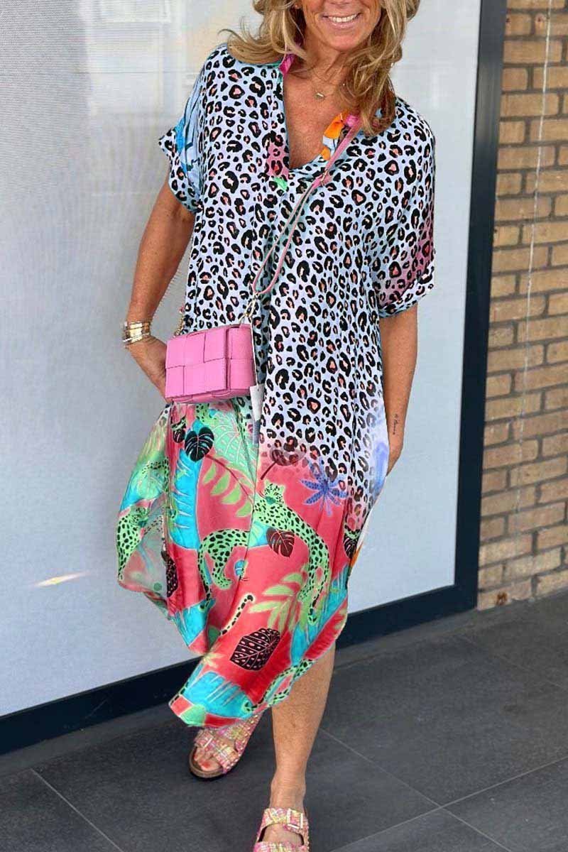 Christine | Robe unique à imprimé léopard