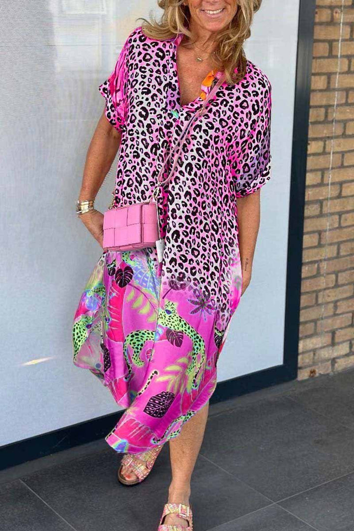 Christine | Robe unique à imprimé léopard
