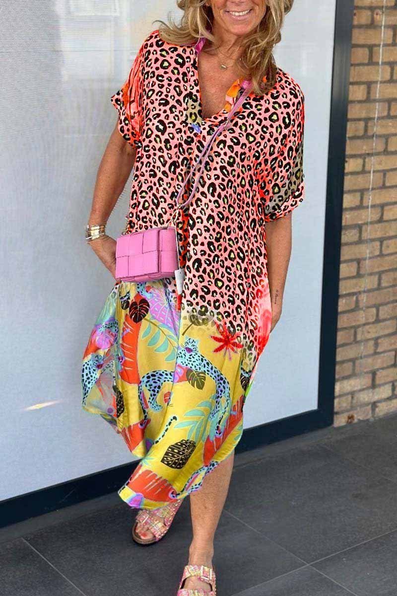 Christine | Robe unique à imprimé léopard