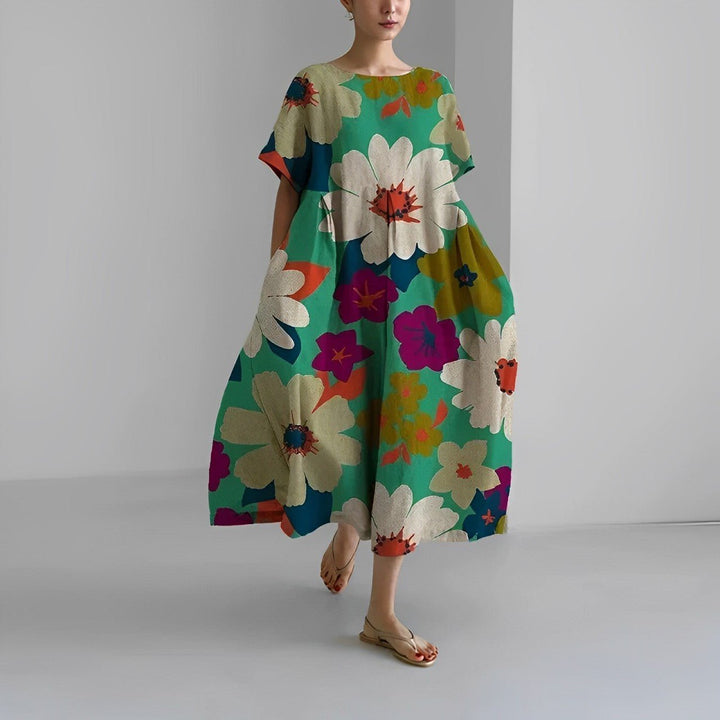 Claire - Robe à imprimé floral bohème