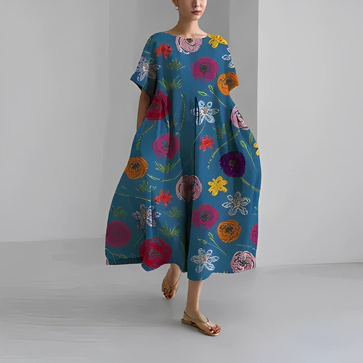 Claire - Robe à imprimé floral bohème