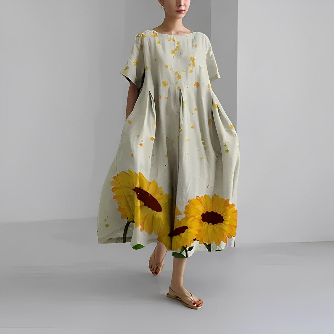 Claire - Robe à imprimé floral bohème