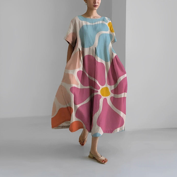 Claire - Robe à imprimé floral bohème