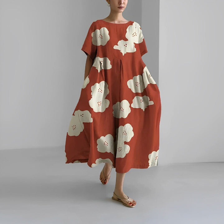 Claire - Robe à imprimé floral bohème