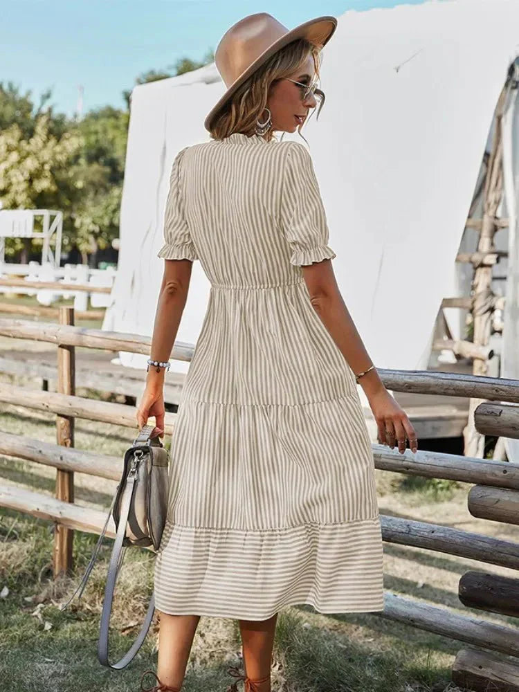 ROBE VESTE À VOLANTS COASTAL BELLE