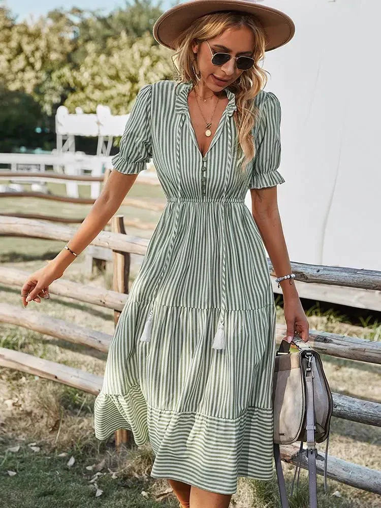 ROBE VESTE À VOLANTS COASTAL BELLE