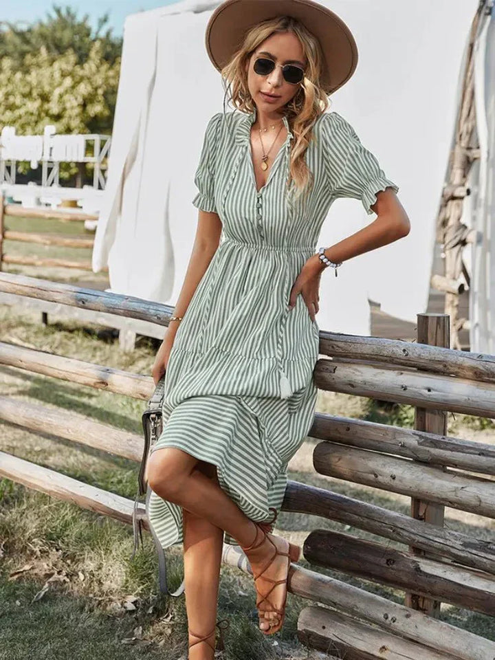 ROBE VESTE À VOLANTS COASTAL BELLE