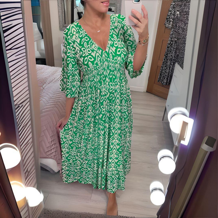 Victoria™ - Robe imprimée bohème