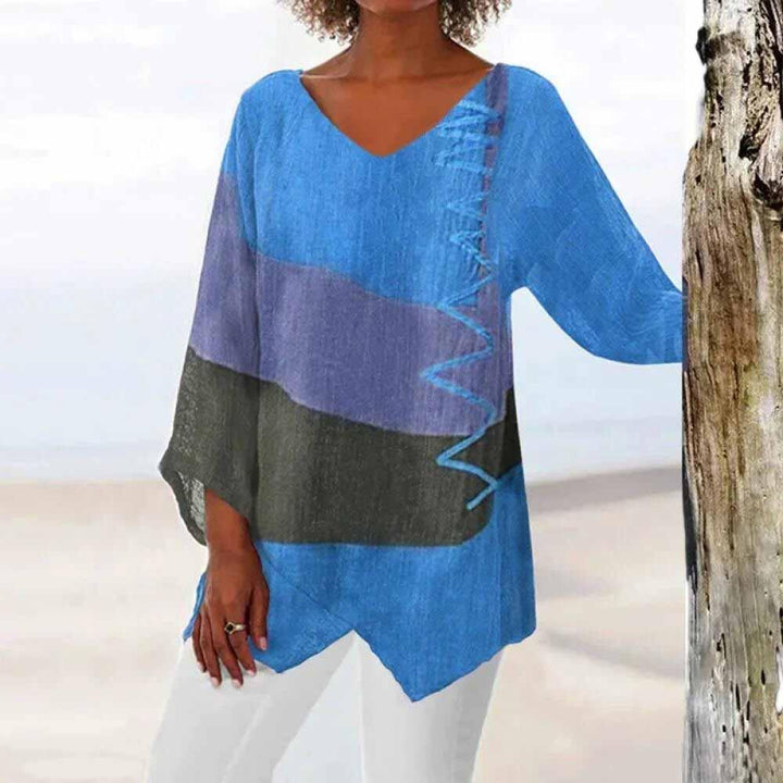 Eli | Chemise bicolore avec protection pour le ventre