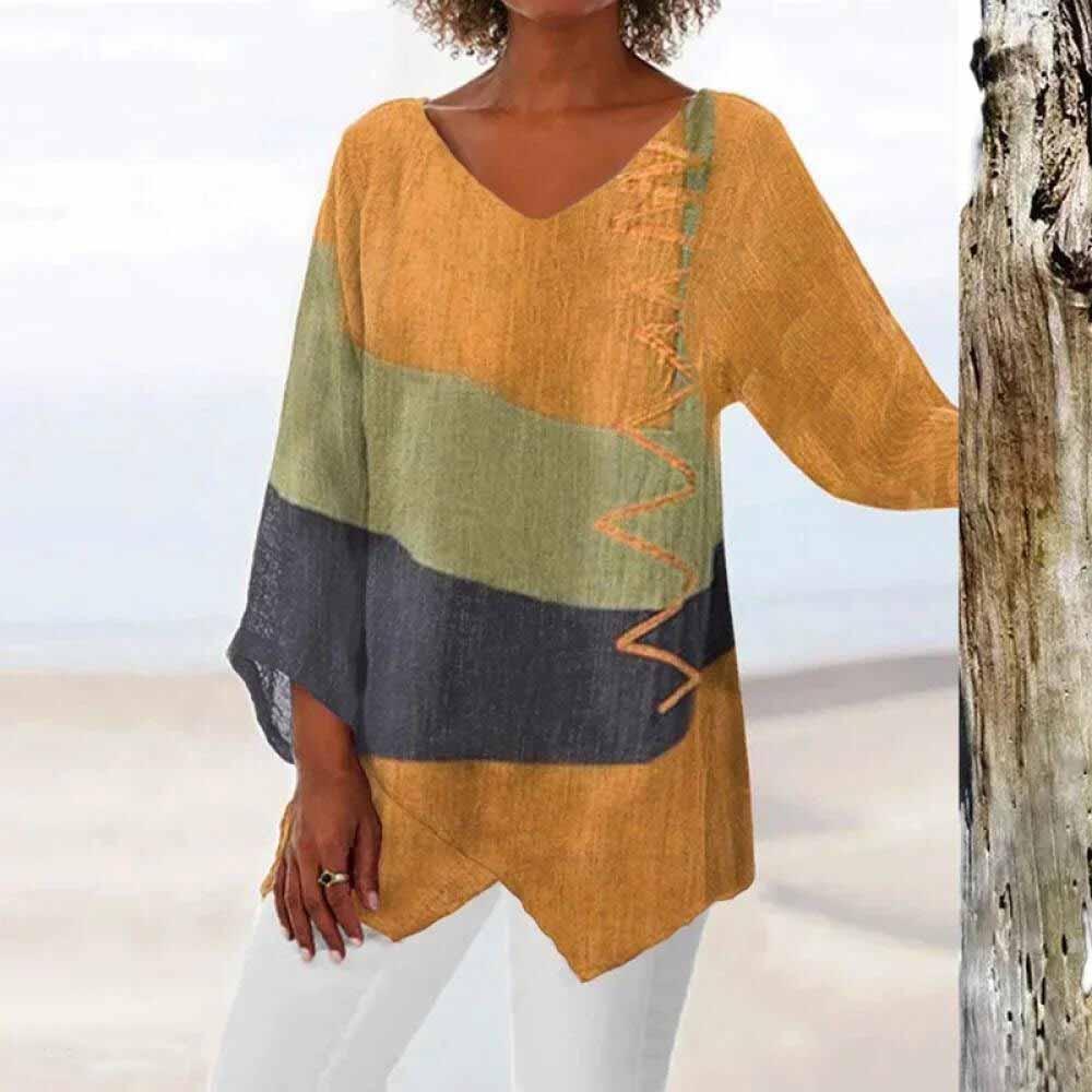 Eli | Chemise bicolore avec protection pour le ventre