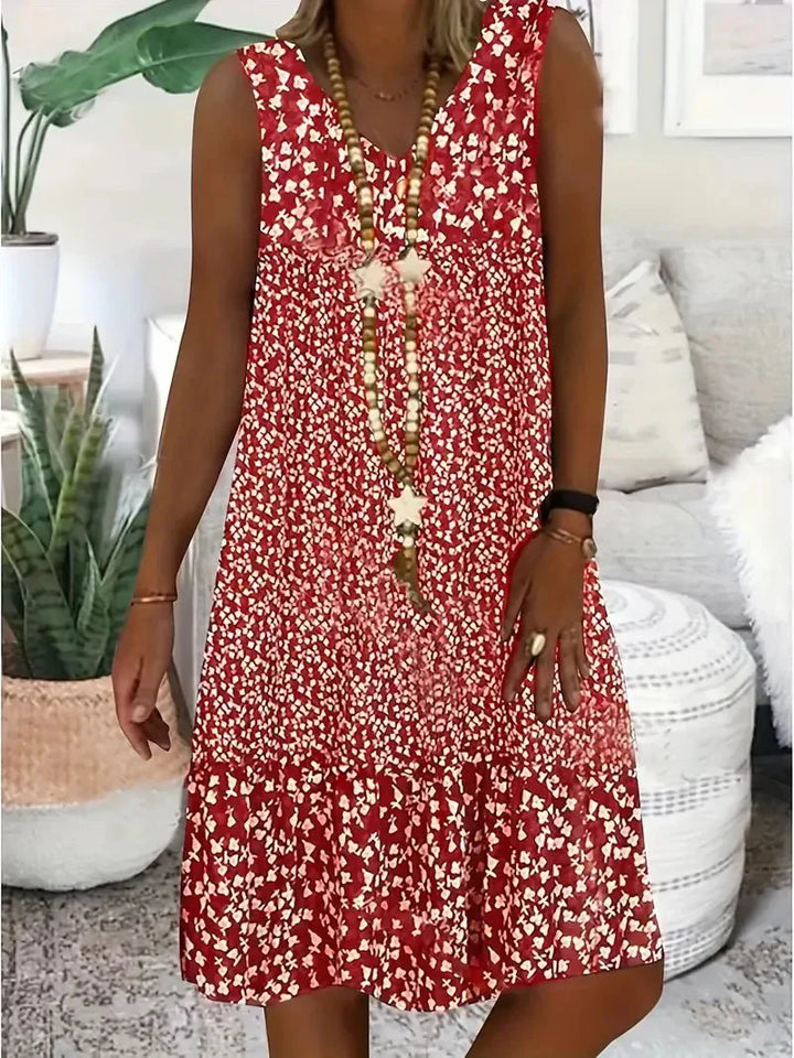 Gwen - Robe sans manches élégante