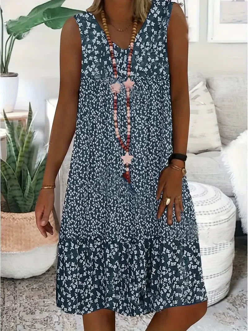 Gwen - Robe sans manches élégante