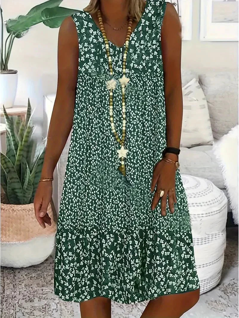 Gwen - Robe sans manches élégante