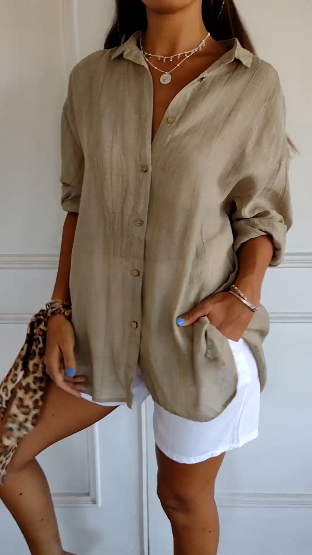 Sasha™ - Chemise élégante à style plissé