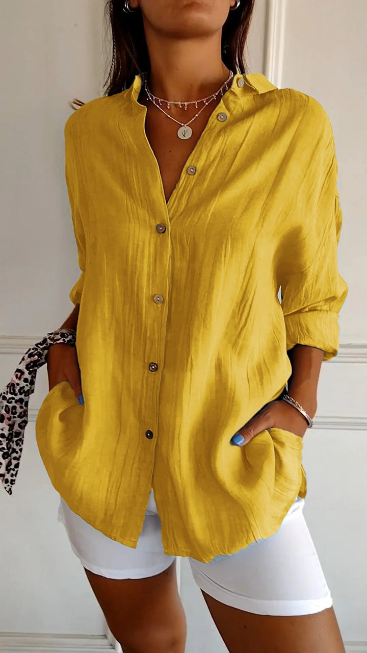 Sasha™ - Chemise élégante à style plissé