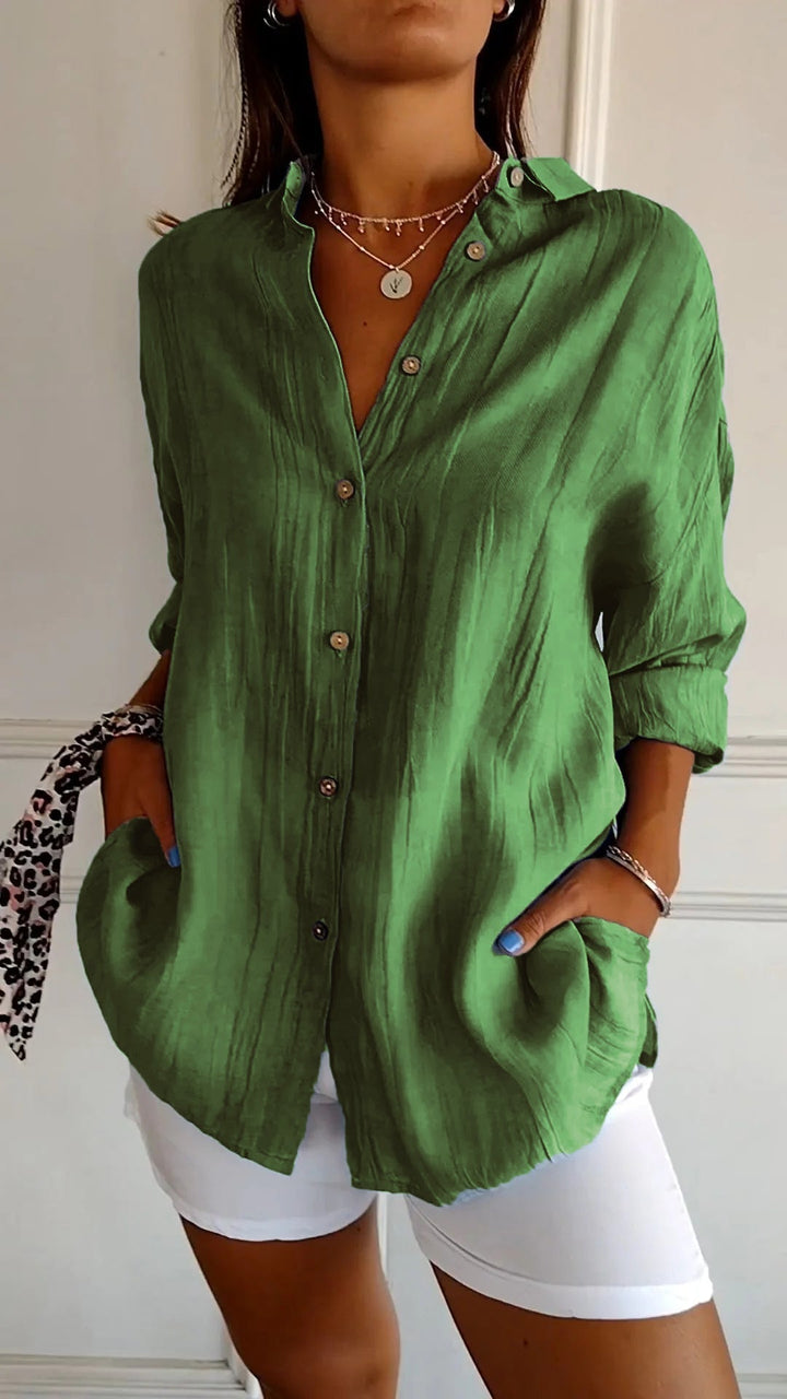 Sasha™ - Chemise élégante à style plissé
