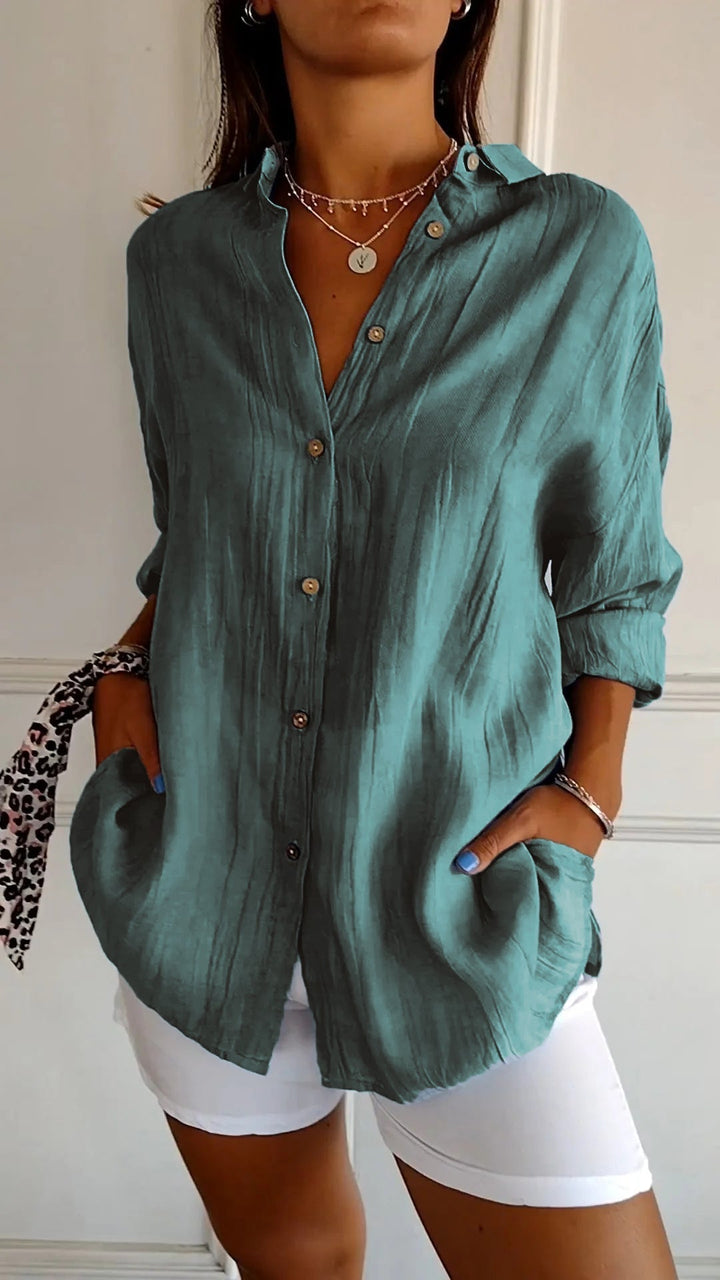 Sasha™ - Chemise élégante à style plissé