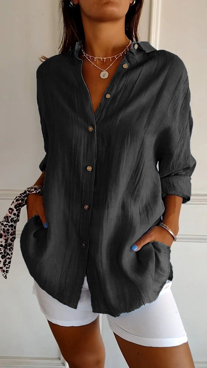 Sasha™ - Chemise élégante à style plissé