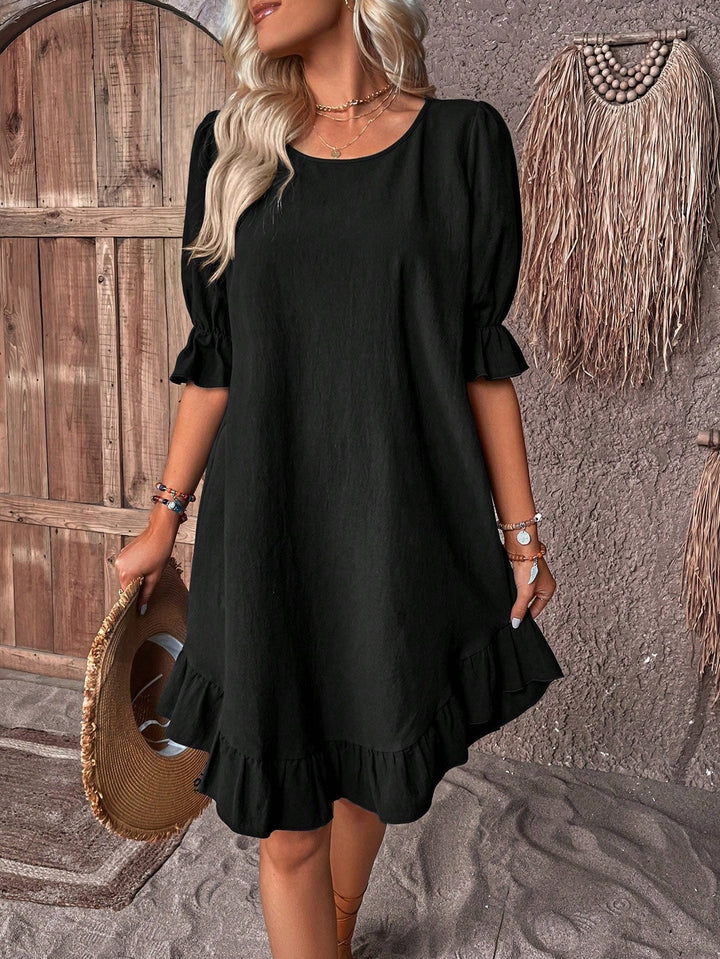 Kyria | Robe Midi Élégante Essentielle