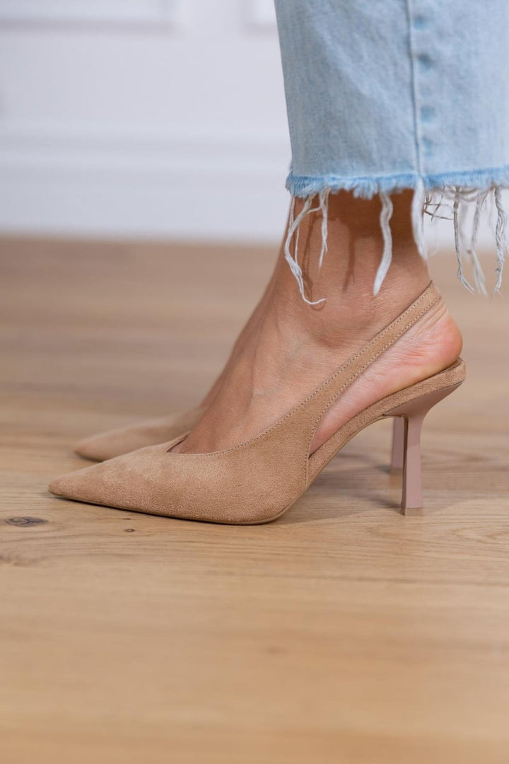Marlena™ | Escarpins nude à talon fin