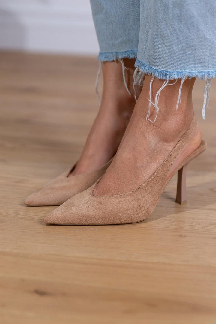 Marlena™ | Escarpins nude à talon fin