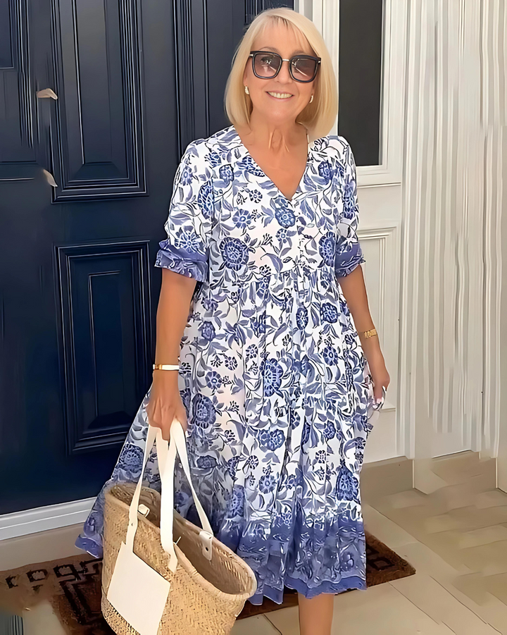 Billie - Robe d'été fleurie chic