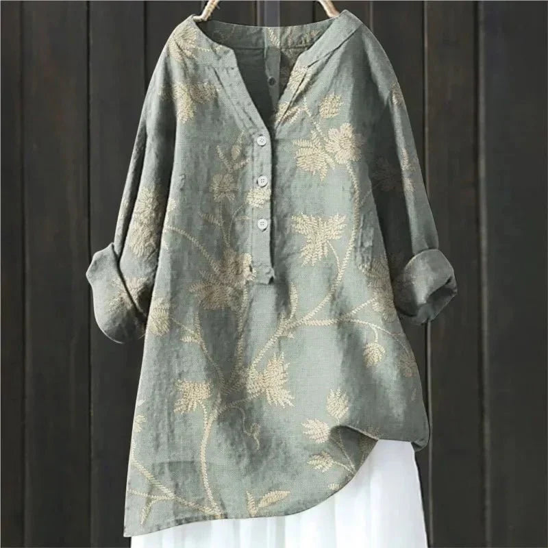 ZARA™ - BLOUSE CHIC AVEC ACCENTS FLOURAUX