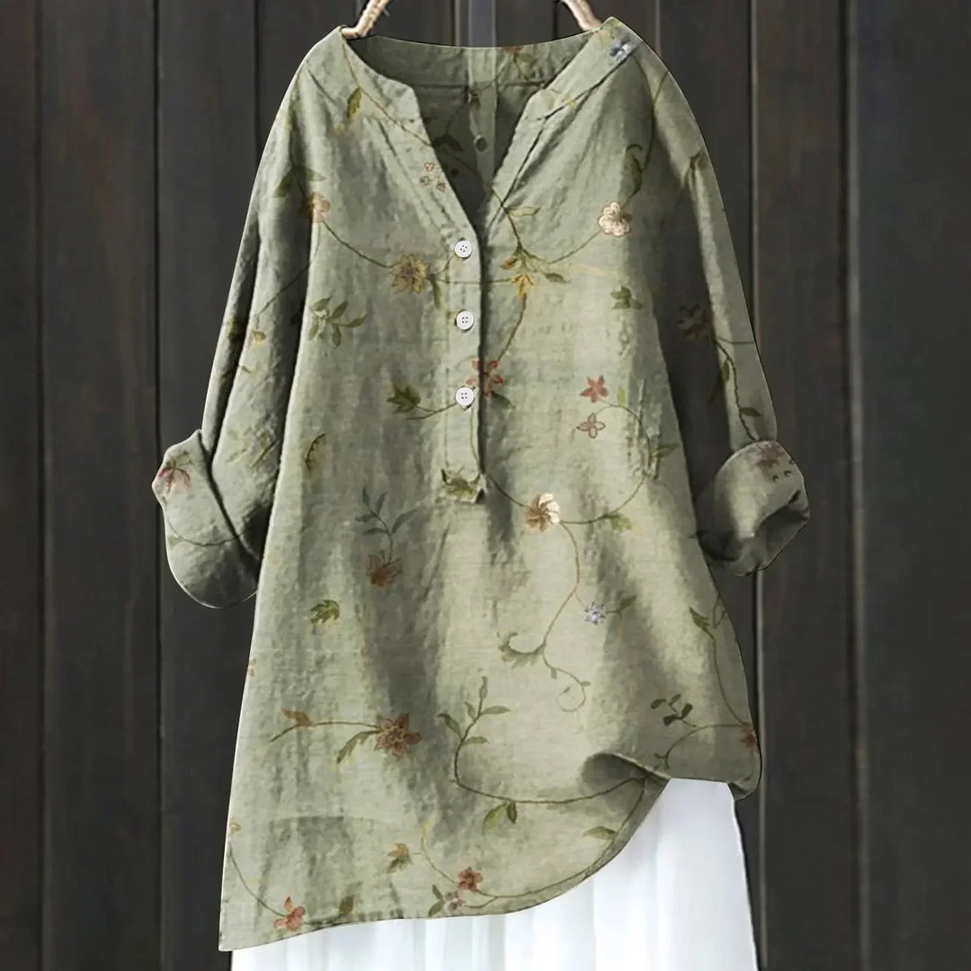ZARA™ - BLOUSE CHIC AVEC ACCENTS FLOURAUX