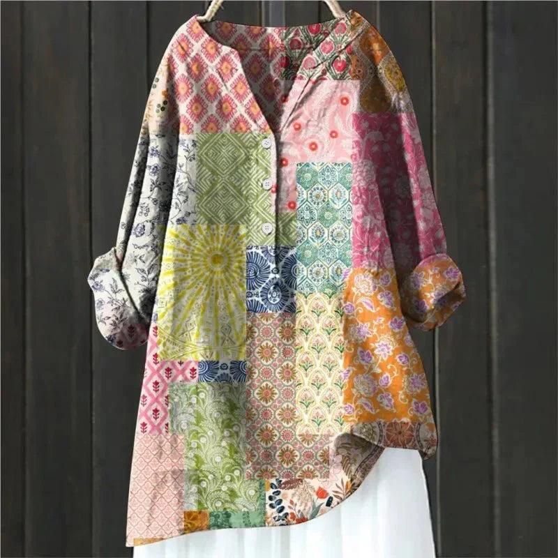 ZARA™ - BLOUSE CHIC AVEC ACCENTS FLOURAUX