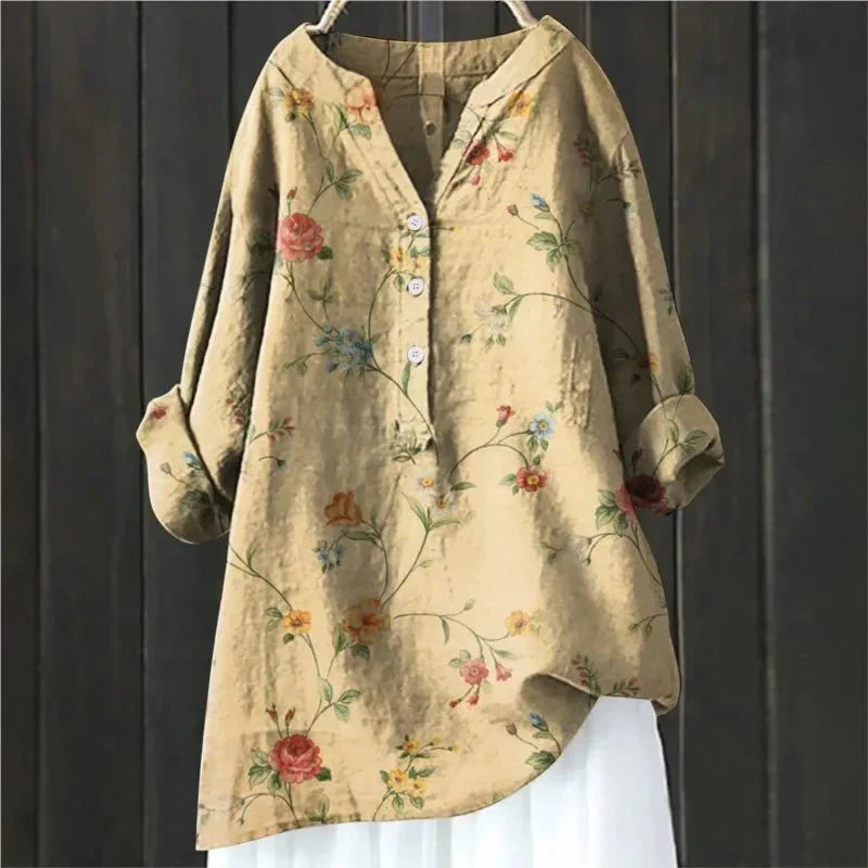 ZARA™ - BLOUSE CHIC AVEC ACCENTS FLOURAUX