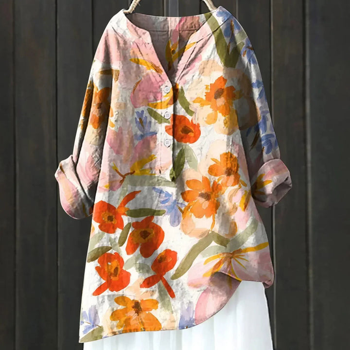 ZARA™ - BLOUSE CHIC AVEC ACCENTS FLOURAUX